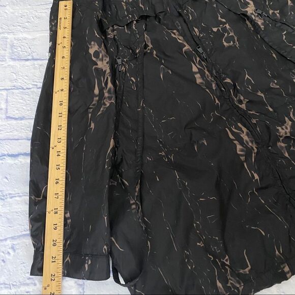 Diesel Oversized Windbreaker Jacket Black and Gold Runway Fashion Show - Picture 11 of 15